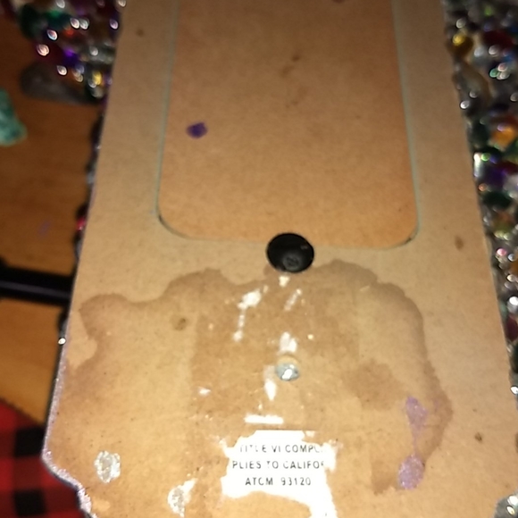 Circa 1975 encrusted dragon fly mirror. - Picture 5 of 5